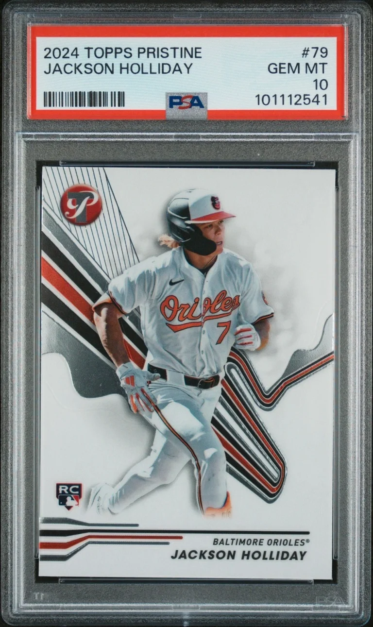Graded 2024 Topps Pristine Jackson Holliday #79 Rookie RC Card PSA 10