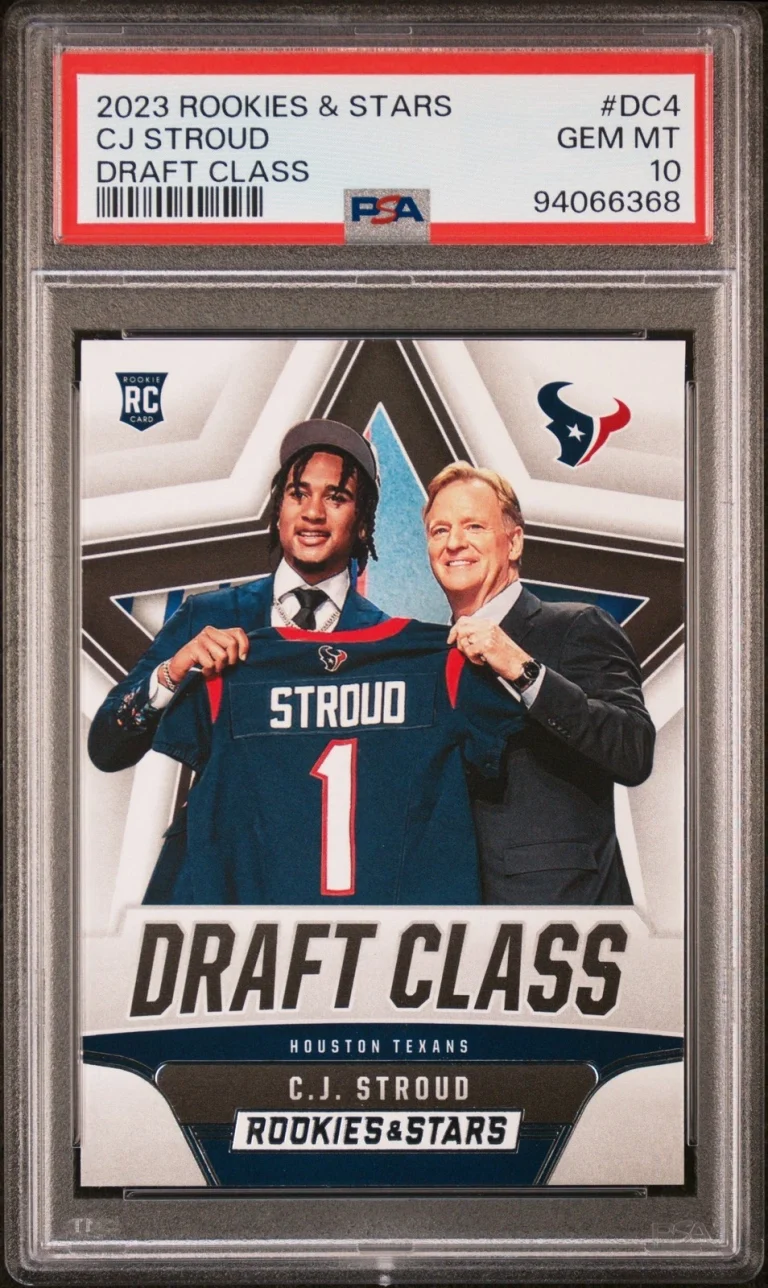 Graded 2023 Panini R&S CJ Stroud #DC4 Draft Class Rookie Card PSA 10
