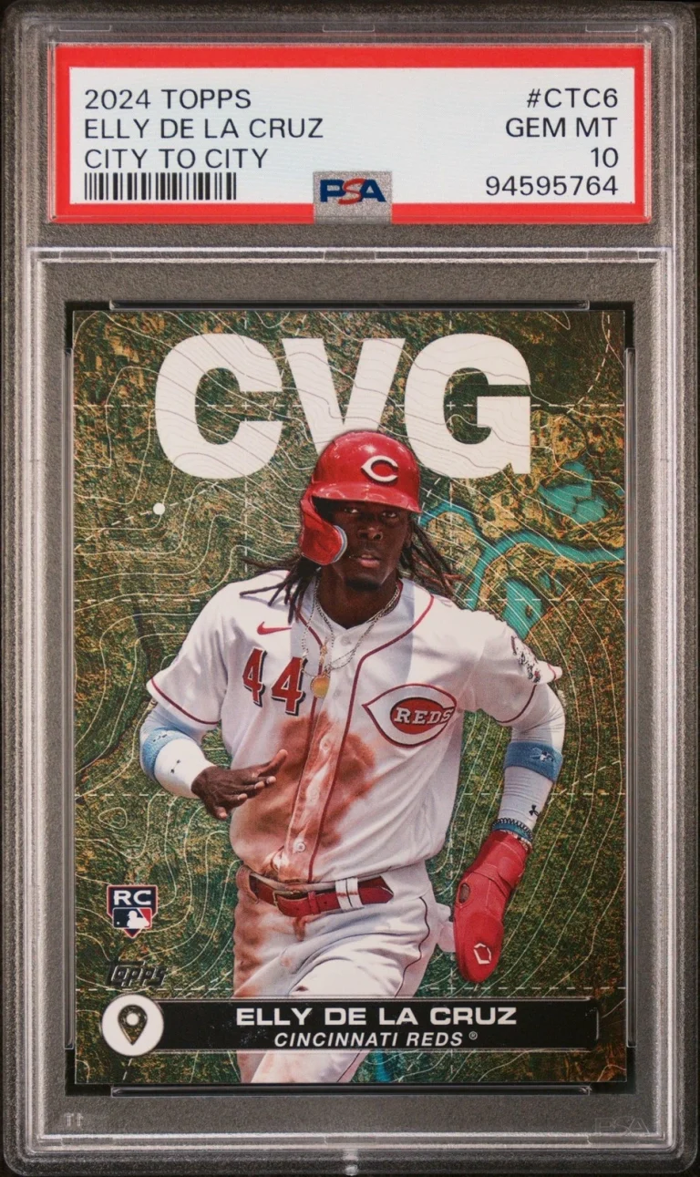 Graded 2024 Topps Elly De La Cruz #CTC6 City to City Rookie Card PSA 10