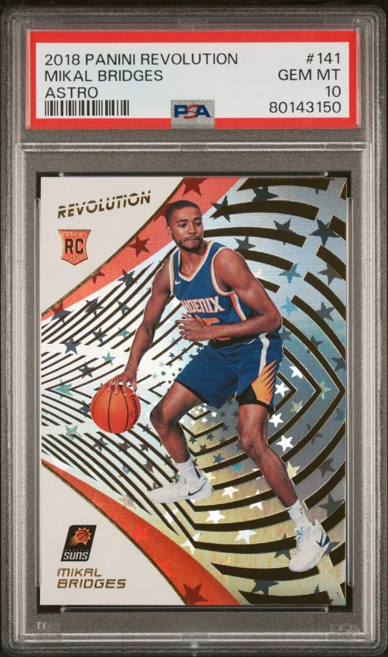 Graded 2018 Panini Revolution Mikal Bridges #ASTRO Rookie Card PSA 10