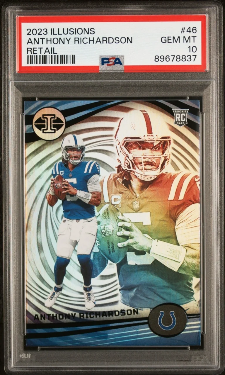 Graded 2023 Illusions Anthony Richardson #46 Retail Rookie Card PSA 10