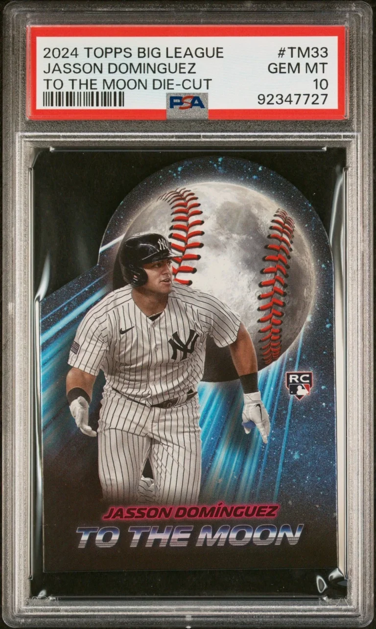 Graded 2024 Topps Big League Jasson Dominguez #TM33 RC Baseball Card PSA 10