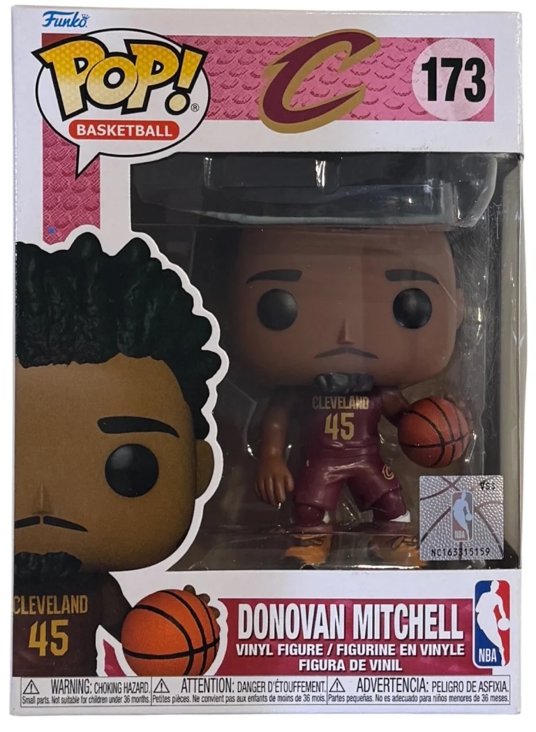 Funko Pop! Basketball NBA Cleveland Cavaliers #173 Donovan Mitchell w/ Protector