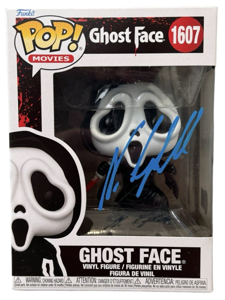 Neve Campbell Signed Scream Ghost Face Funko Pop #1607 Autograph Beckett COA