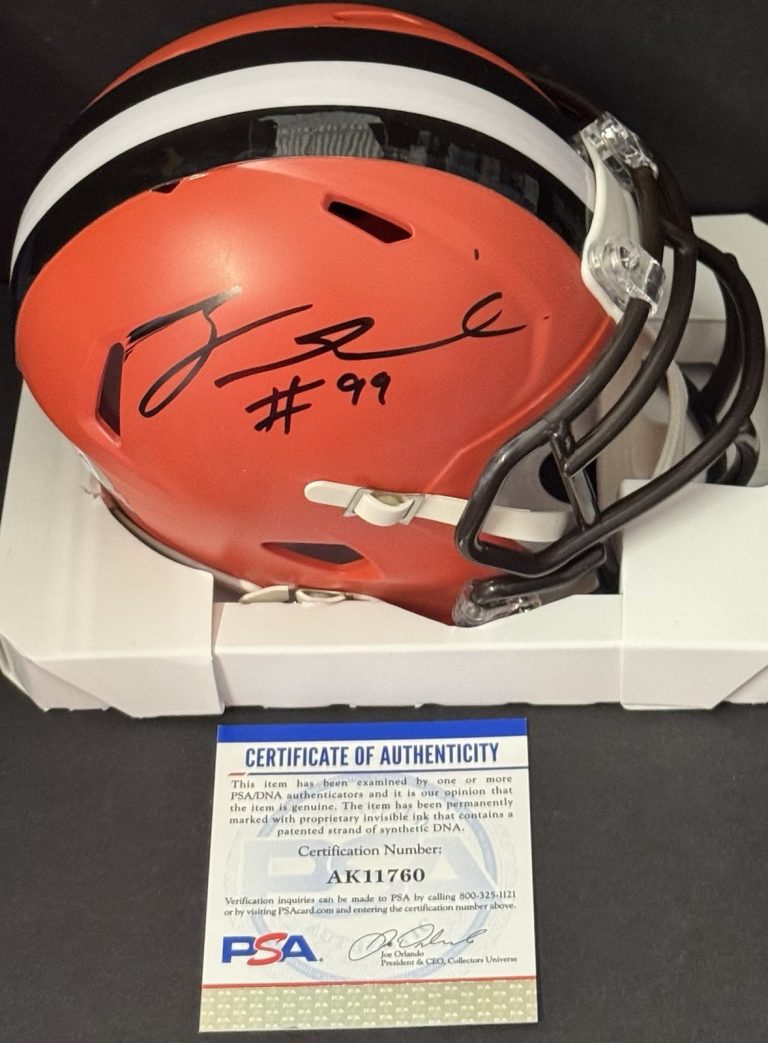 Za’Darius Smith Signed Autographed Cleveland Browns Mini Helmet PSA/DNA COA