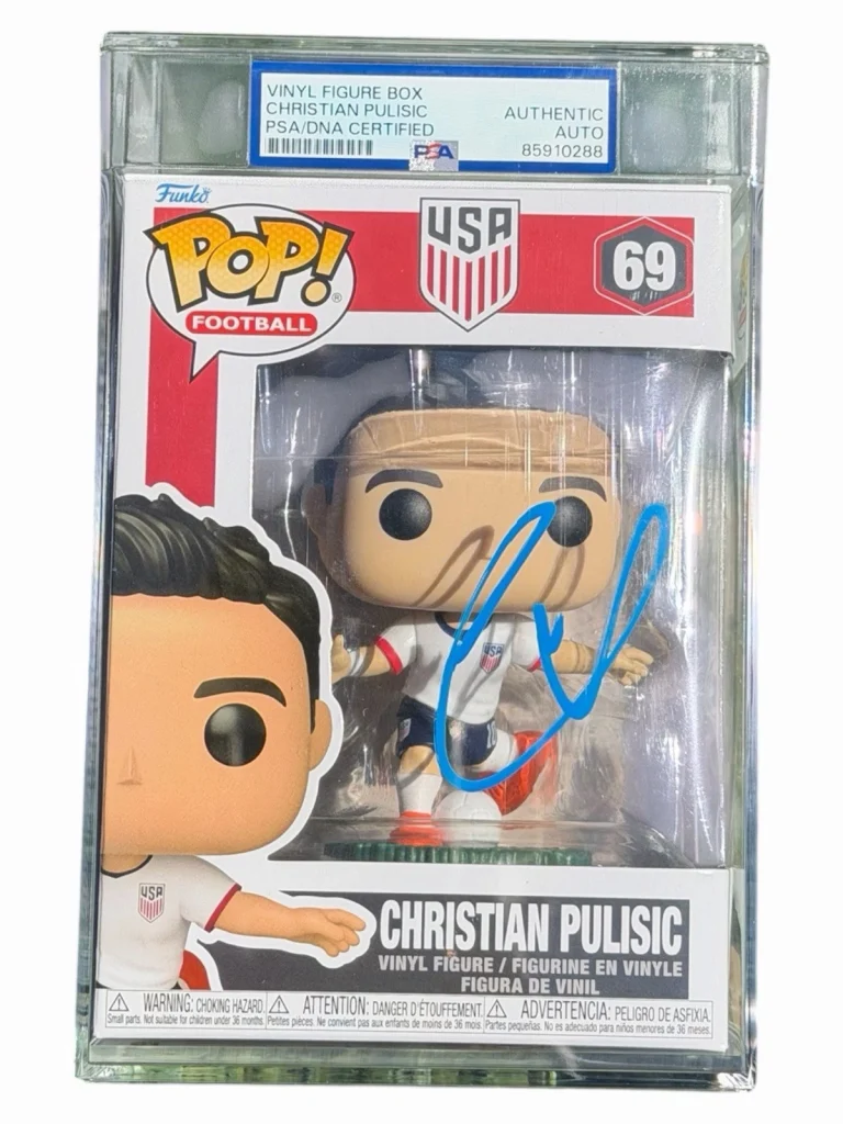 Christian Pulisic Signed 2026 FIFA World Cup USA Funko Pop PSA ENCAPSULATED AUTO