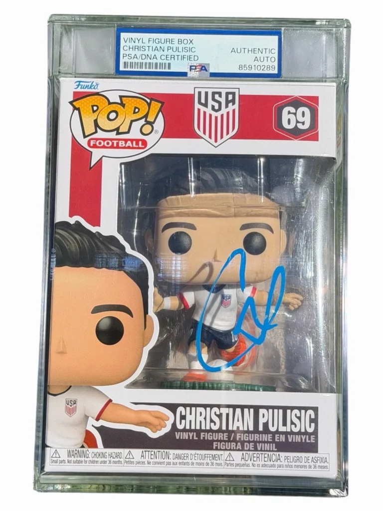 Christian Pulisic Signed 2026 FIFA World Cup USA Funko Pop PSA ENCAPSULATED AUTO