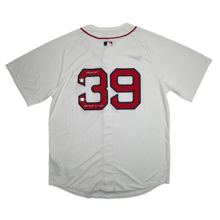 Autographed/Signed Marcelo Mayer Red Sox Authentic Jersey Fanatics COA
