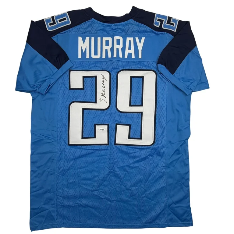 Autographed/Signed Demarco Murray Tennessee Light Blue Jersey JSA COA