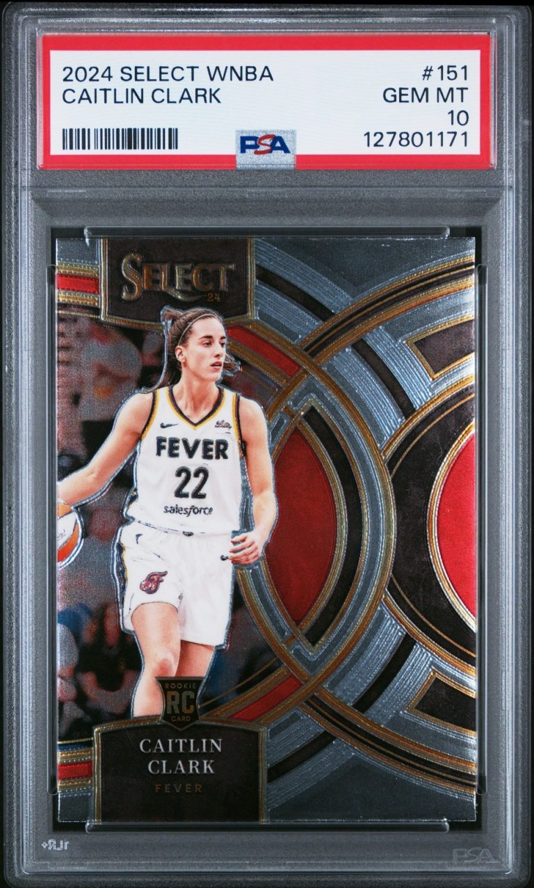 Graded 2024 Panini Select WNBA Caitlin Clark #151 Rookie Card PSA 10