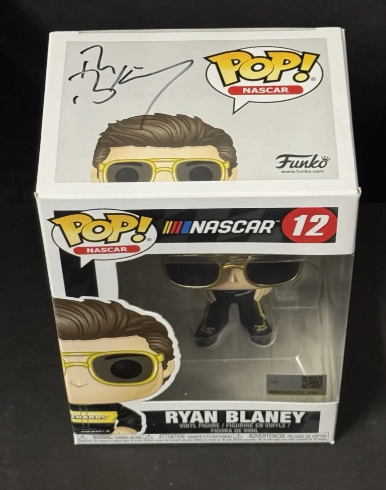 Ryan Blaney Signed Autographed Menards Funko Pop Vinyl Nascar Psa/Dna