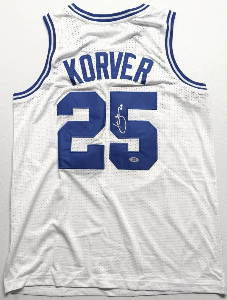 Kyle Korver Signed Autographed Creighton BlueJays Jerseys PSA/DNA COA