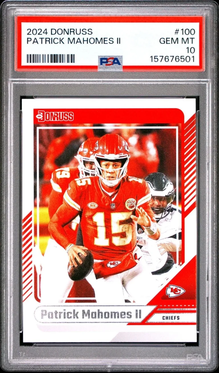 Graded 2019 Panini Chronicles Patrick Mahomes II #S18 Studio Card PSA 10