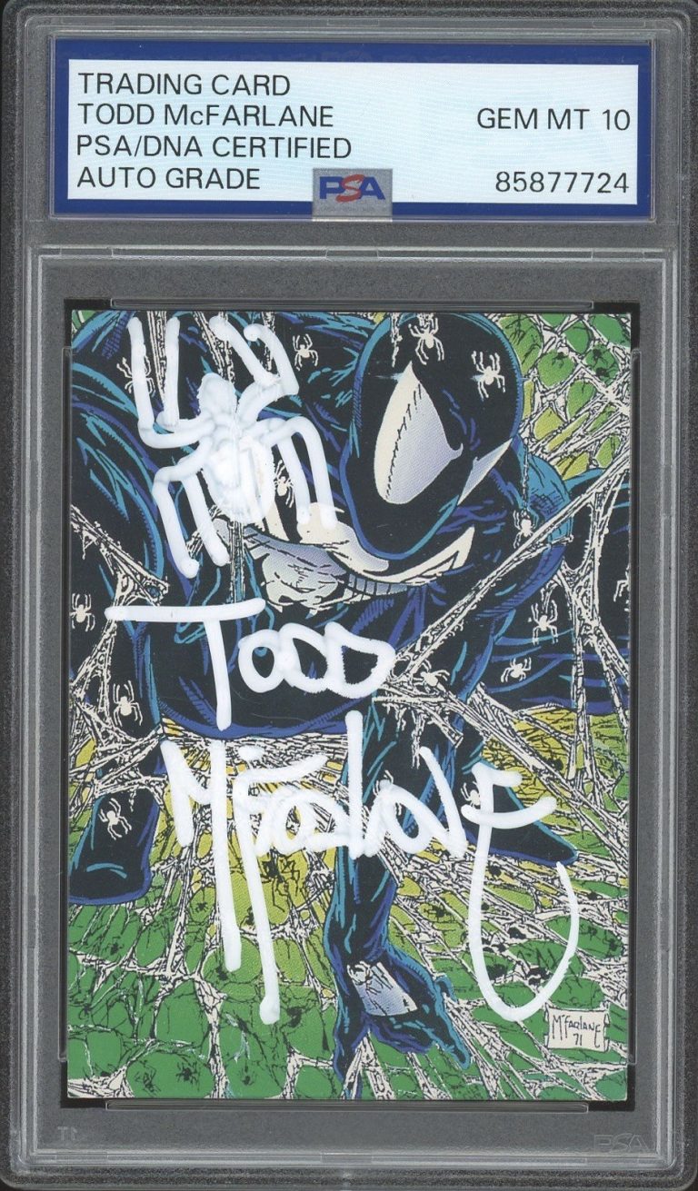 1992 Spider-Man #72 Todd McFarlane Signed Sub-City Rookie PSA/DNA AUTO 10 RC