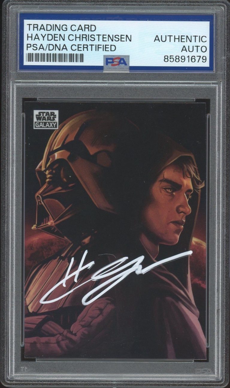 2025 Star Wars Galaxy #1 Hayden Christensen Signed What Remains Anakin/Vader PSA