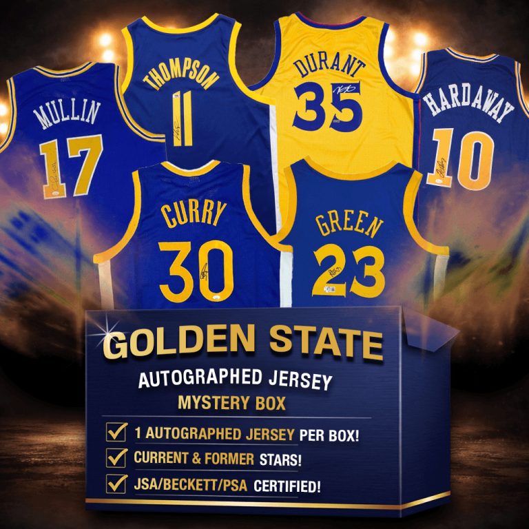 Autographed/Signed Golden State Basketball Jersey Mystery Box JSA BAS COA