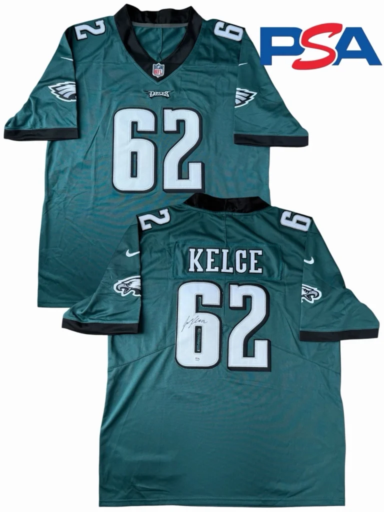 Jason Kelce Signed Autographed Philadelphia Eagles #62 Jersey PSA/DNA AUTO