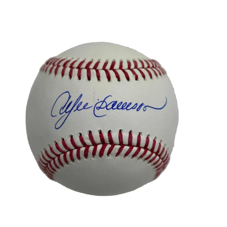 Autographed/Signed Andre Dawson Rawlings ROML Beckett BAS COA