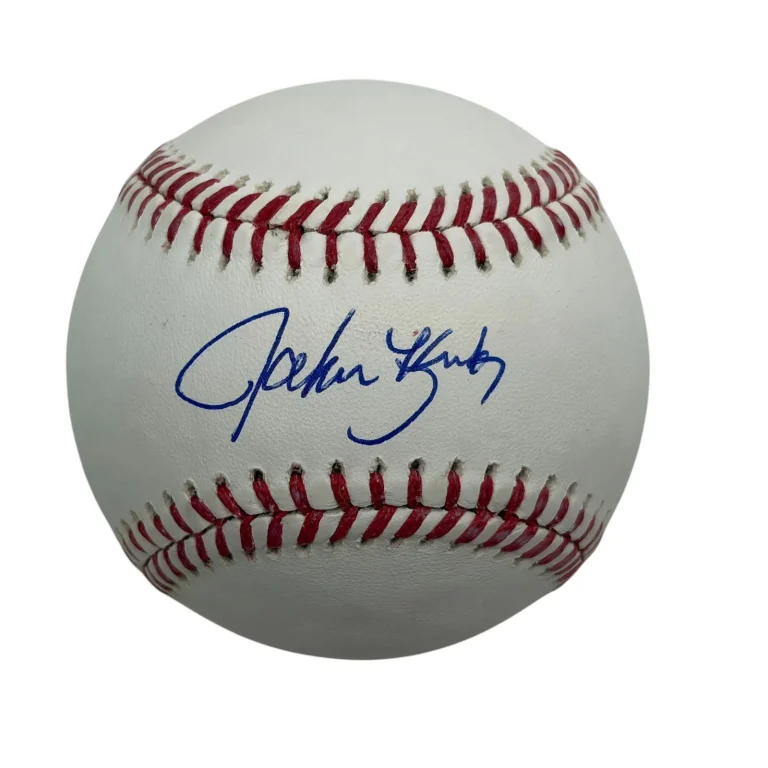 Autographed/Signed John Kruk Philly Rawlings Baseball ROML Beckett BAS COA