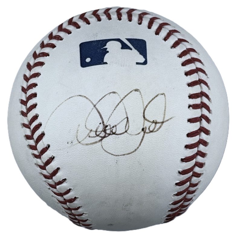 Derek Jeter Signed Auto OML Baseball New York Yankees Playing Era PSA DNA