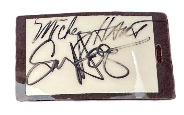 Sammy Hagar Mickey Hart Signed Auto 1999 Open Nature Concert Ticket Grad LOA