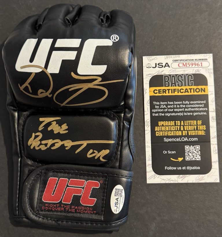 Don Frye Signed Autographed UFC Fight Glove Legend JSA COA The Predator at