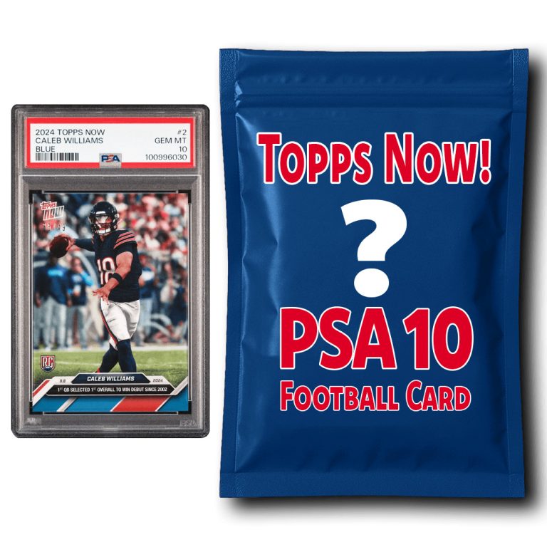 Random NFL Topps Now PSA 10 Football Graded Card Mystery Box