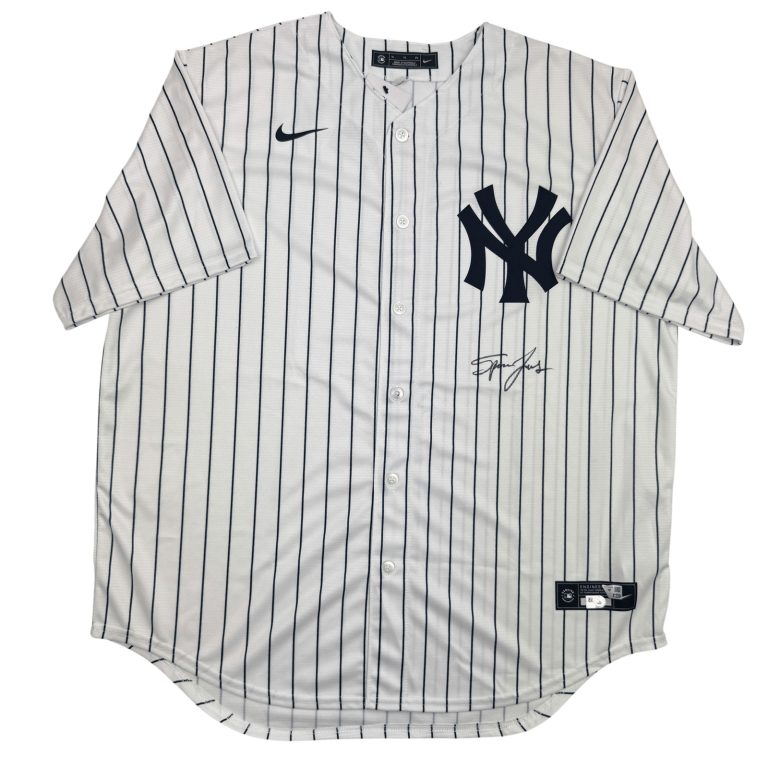 Autographed/Signed Spencer Jones Yankees Authentic Jersey Fanatics COA