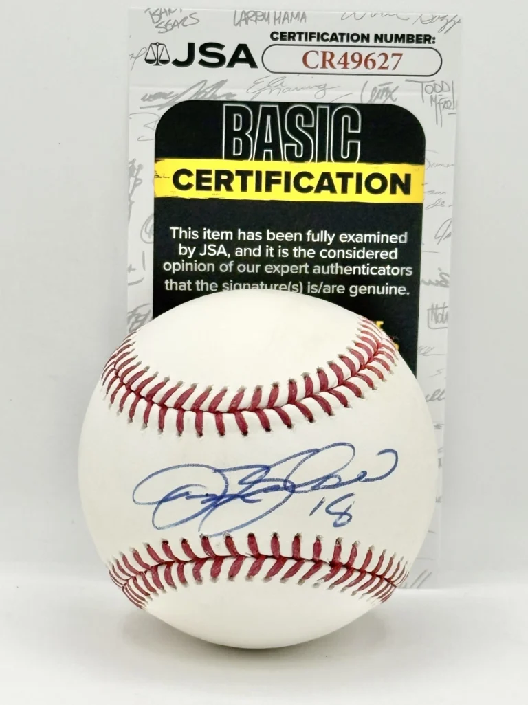 Jason Kendall Pittsburgh Pirates signed MLB Baseball Ball autographed JSA