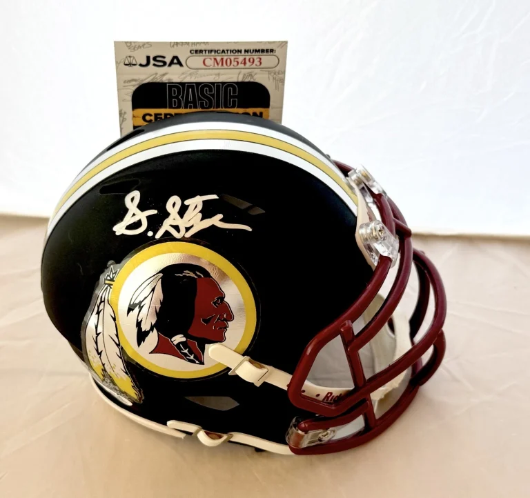 Sonny Styles Washington Commanders signed Redskins Custom mini helmet JSA