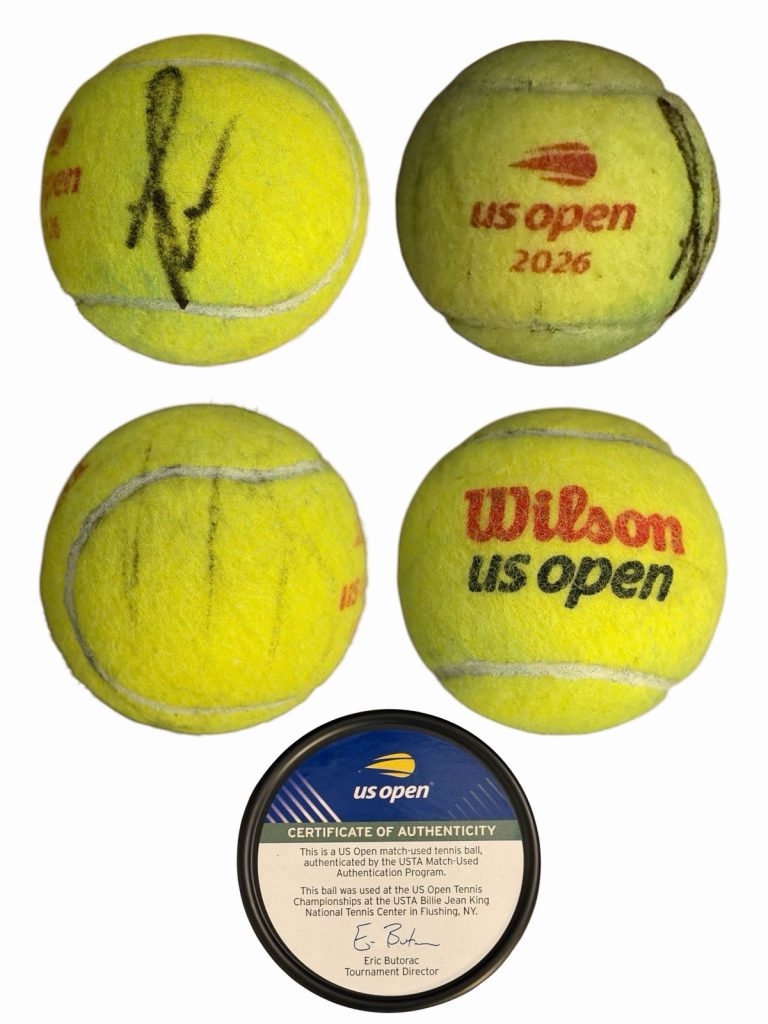 Elena Rybakina Signed Autographed 2026 US OPEN CHAMPION Match Used Tennis Ball