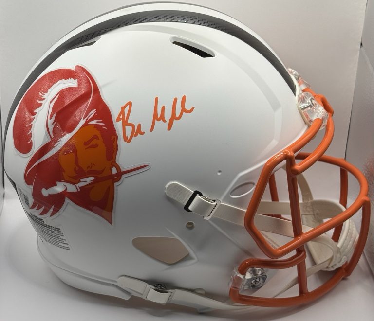 Baker Mayfield Signed Autographed Tampa Bay Buccaneers Full Size Helmet Beckett