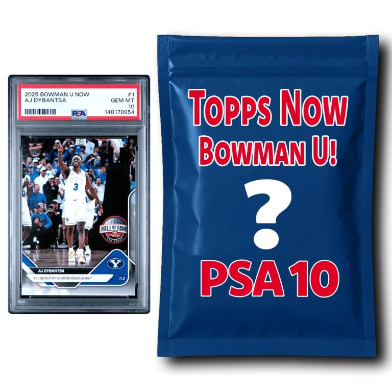 Random NCAA Topps Bowman U Now PSA 10 Basketball Graded Card Mystery Box