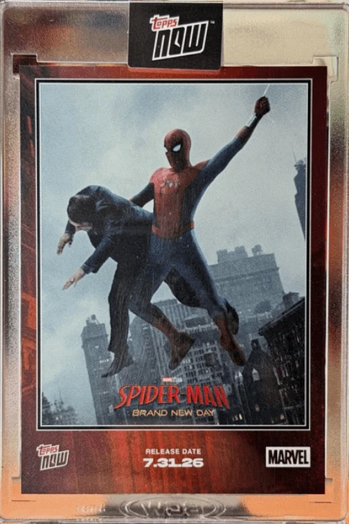 2026 Topps Now Marvel Spider-Man #SMSSP Brand New Day Cover Art Card