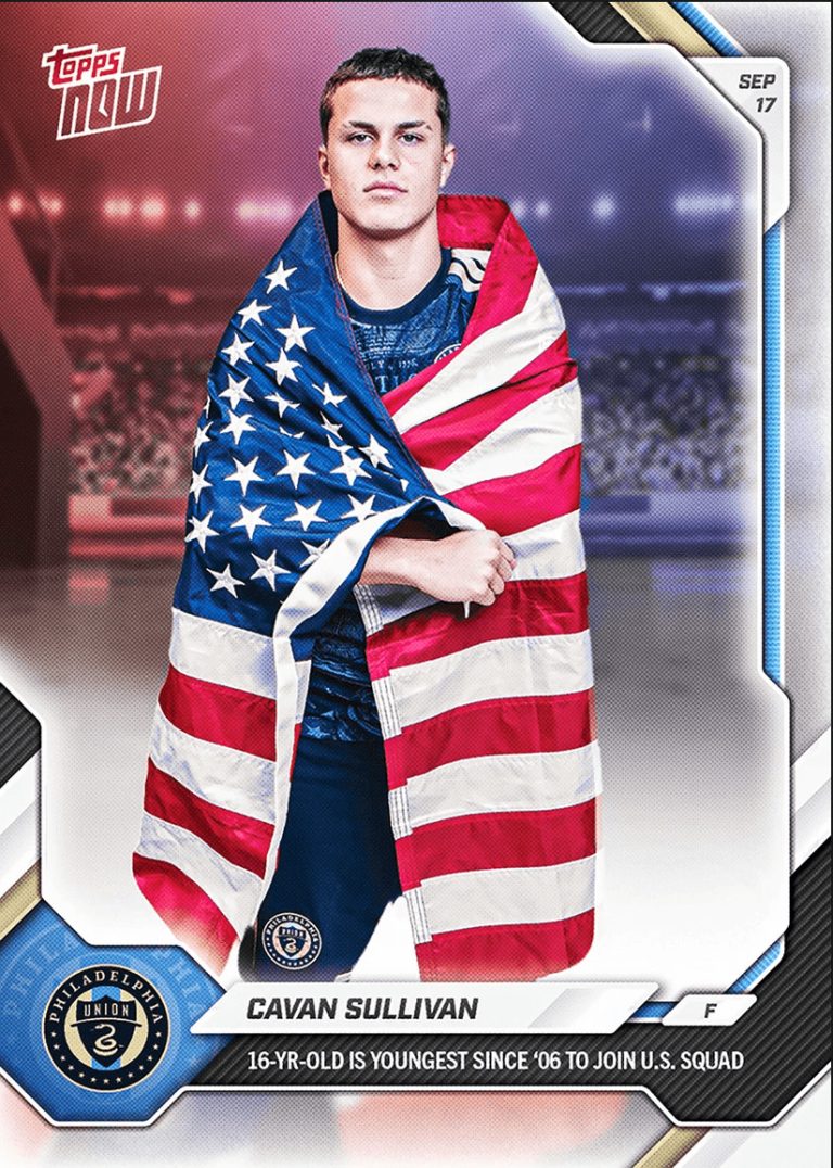 2026 Topps Now Cavan Sullivan #TNCS Soccer Card