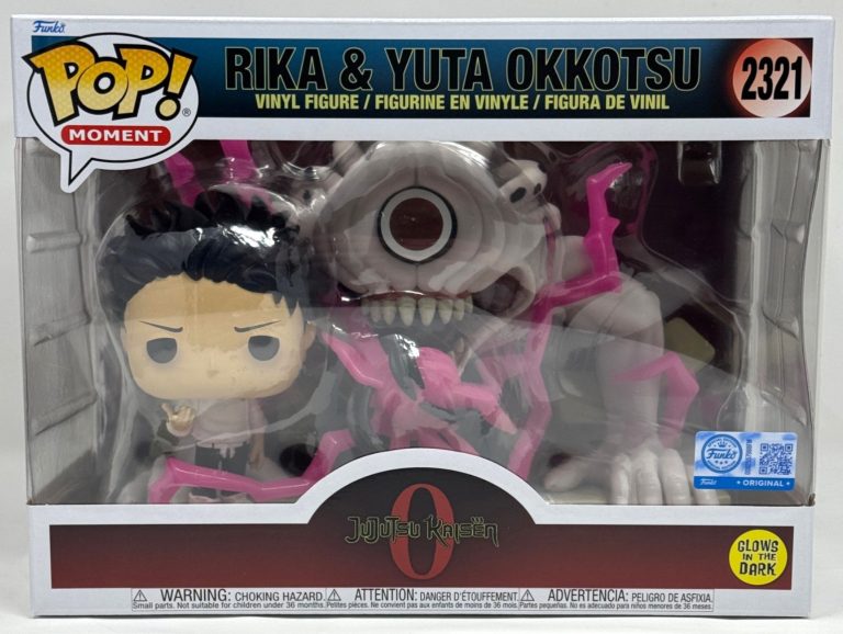 Funko Pop! Moment Jujutsu Kaisen Rika & Yuta Okkotsu #2321 Glow Exclusive New