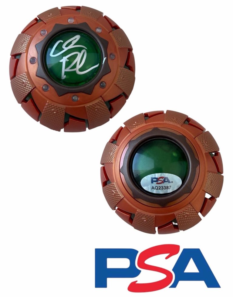 Willem Dafoe Signed Spider-Man No Way Home Green Goblin Pumpkin Bomb PSA AUTO