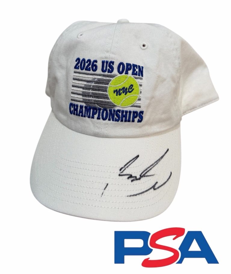 Ben Shelton Signed 2026 US OPEN Men’s Final Exclusive SGA Tennis Hat PSA AUTO