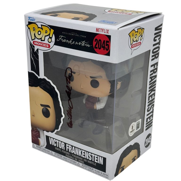 Guillermo Del Toro Signed Victor Frankenstein Funko Pop #2045 Autograph BAS COA