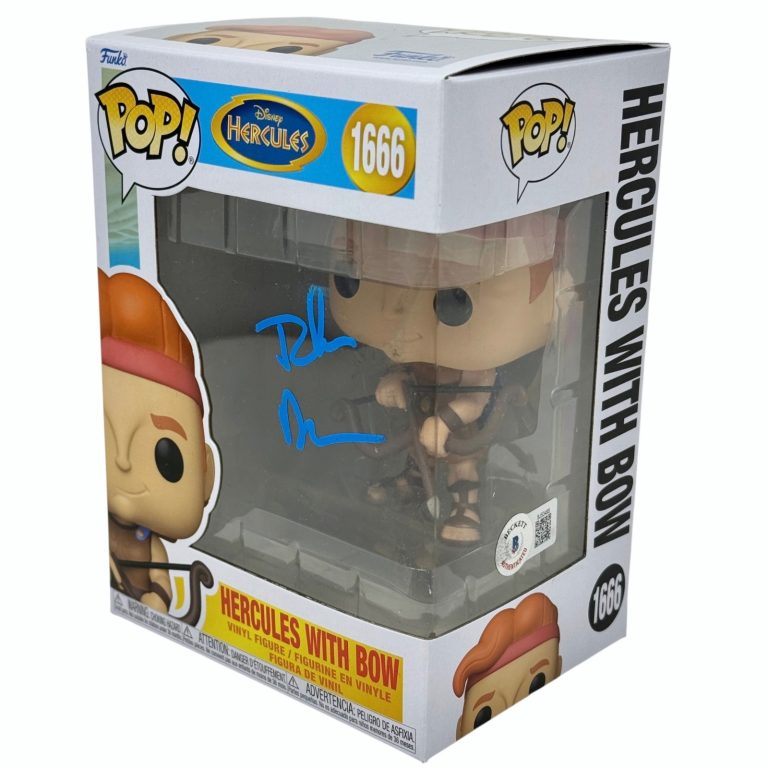 Tate Donovan Signed Hercules With Bow Funko Pop #1666 Autograph Disney BAS COA
