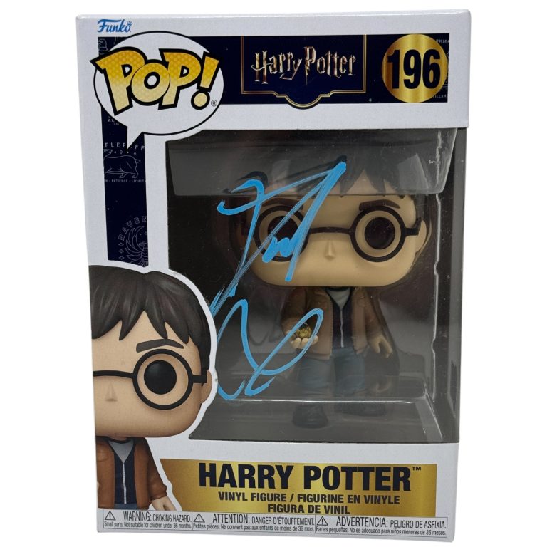Daniel Radcliffe Signed Harry Potter Funko Pop #196 Autograph Figure Beckett COA