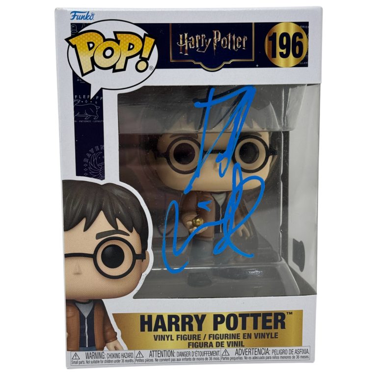 Daniel Radcliffe Signed Harry Potter Funko Pop #196 Autograph Figure Beckett COA