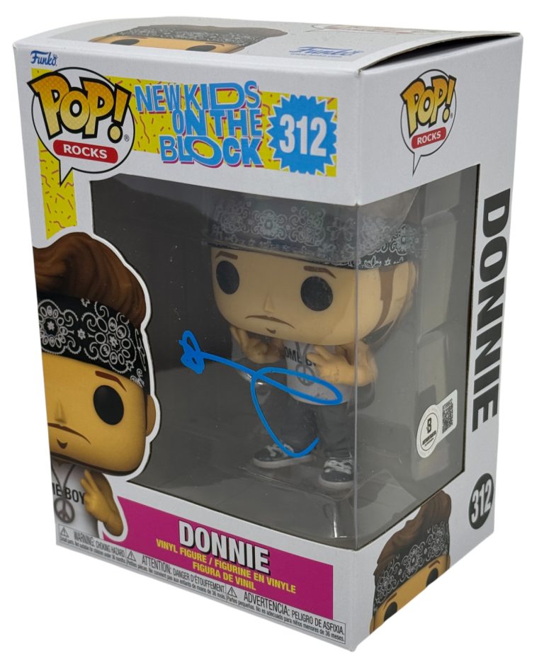Donnie Wahlberg Signed New Kids On The Block Funko Pop Autograph NKOTB BAS COA