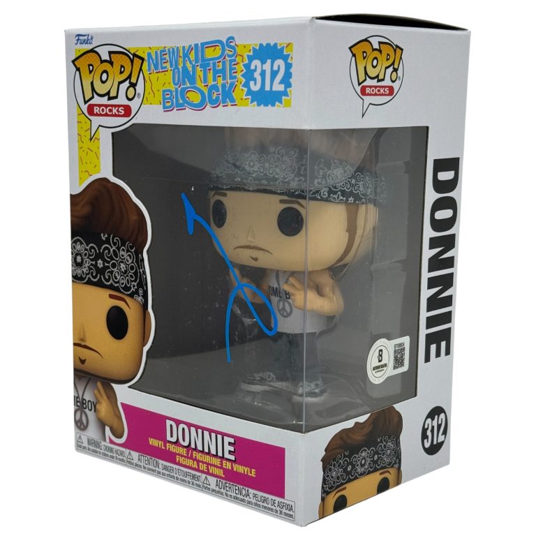 Donnie Wahlberg Signed New Kids On The Block Funko Pop Autograph NKOTB BAS COA