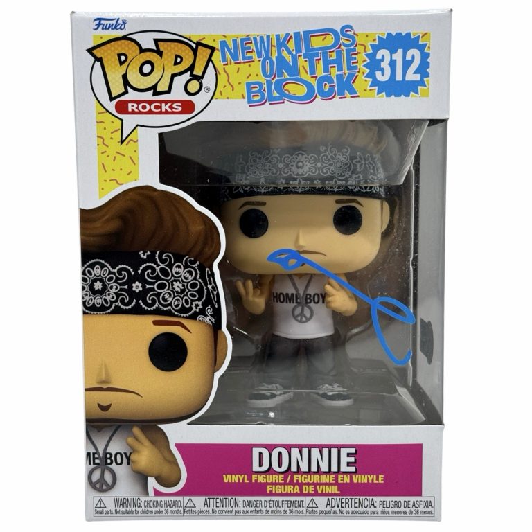 Donnie Wahlberg Signed New Kids On The Block Funko Pop Autograph NKOTB Beckett