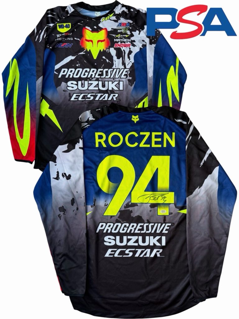 Ken Roczen Signed HEP Suzuki #94 Supercross Jersey PSA AUTO Motocross SMX AMA