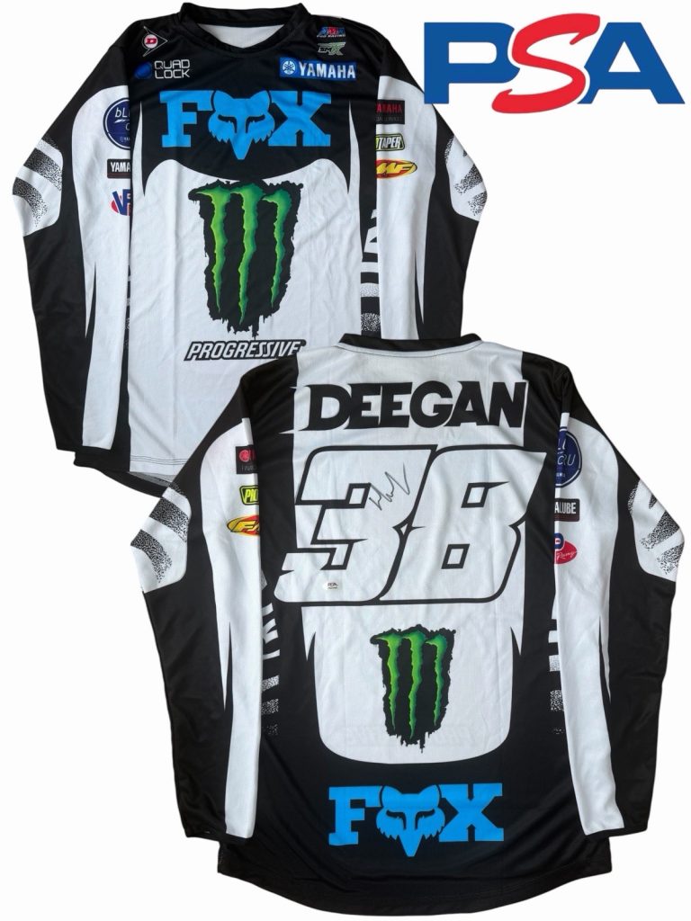 Haiden Deegan Signed Yamaha Racing #38 Supercross Jersey PSA AUTO Motocross SMX