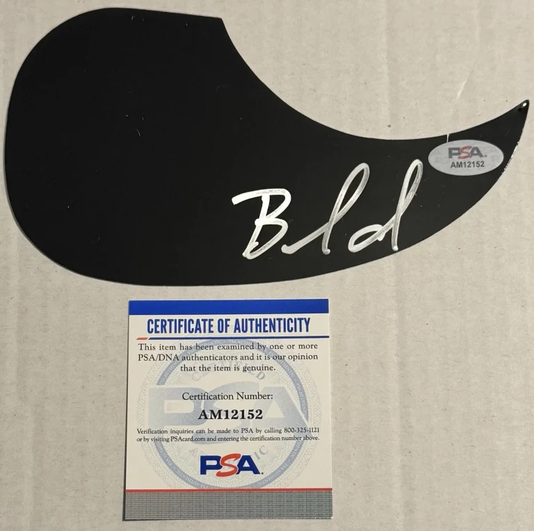 Breland Signed Autographed Acoustic Pickguard PSA/DNA In My Truck