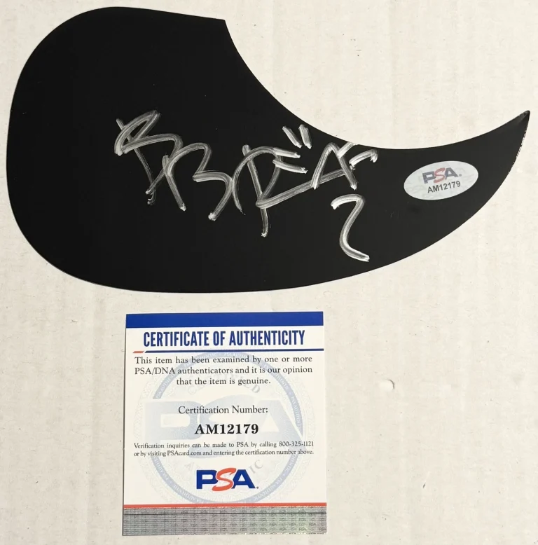 Blanco Brown Signed Autographed Acoustic Pickguard PSA/DNA The Git Up