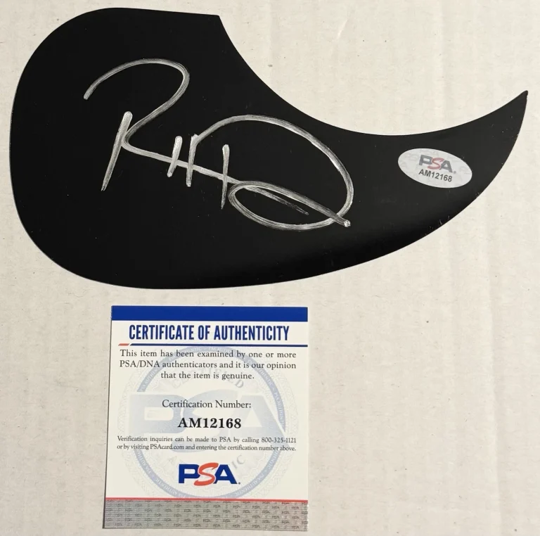 Russell Dickerson Signed Autographed Acoustic Pickguard PSA/DNA Happen To Me